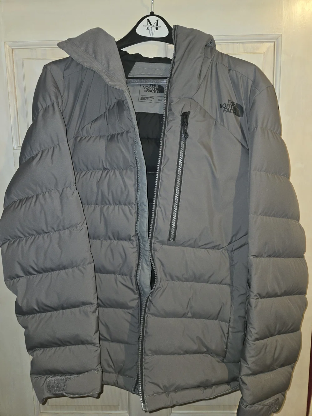 The North Face Men's Gray Hooded Puffer Jacket